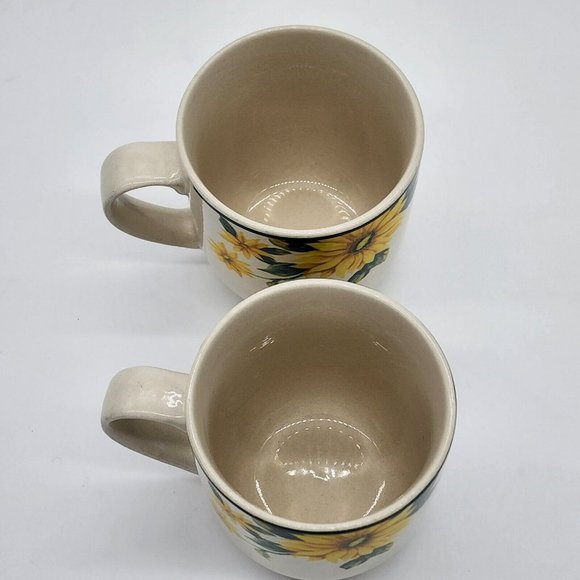 Thomson Pottery Sunflower Mugs Set of 2 - Picture 6 of 7